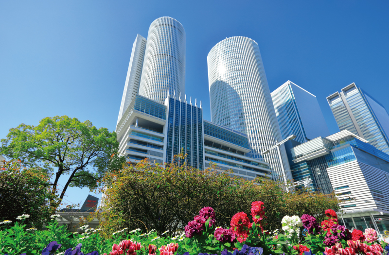 名古屋駅周辺（現地より約4,600m）