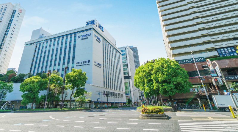 大阪上本町駅周辺