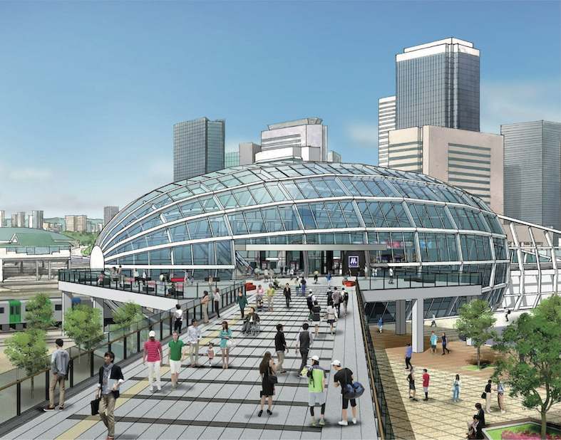 新駅完成イメージパース