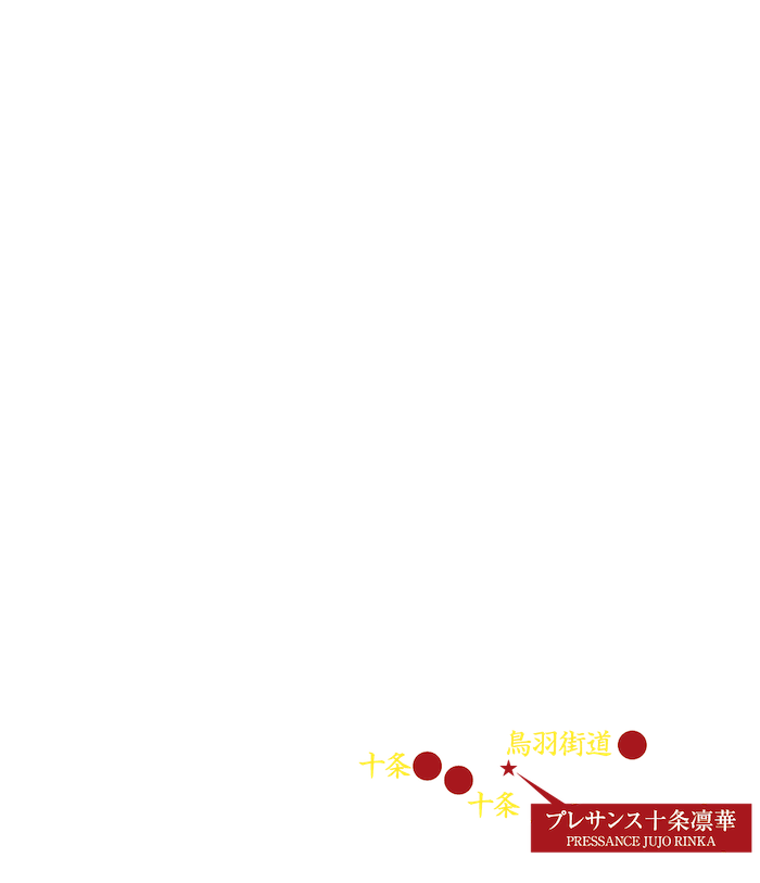 プレサンス十条凛華 路線図