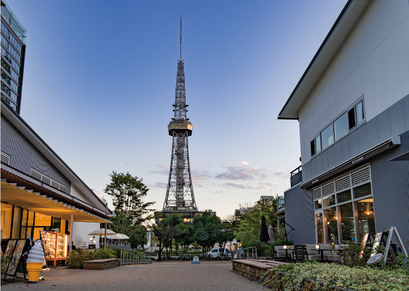 久屋大通公園（現地より約900ｍ）