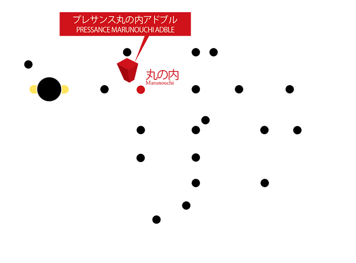 プレサンス丸の内アドブル 路線図