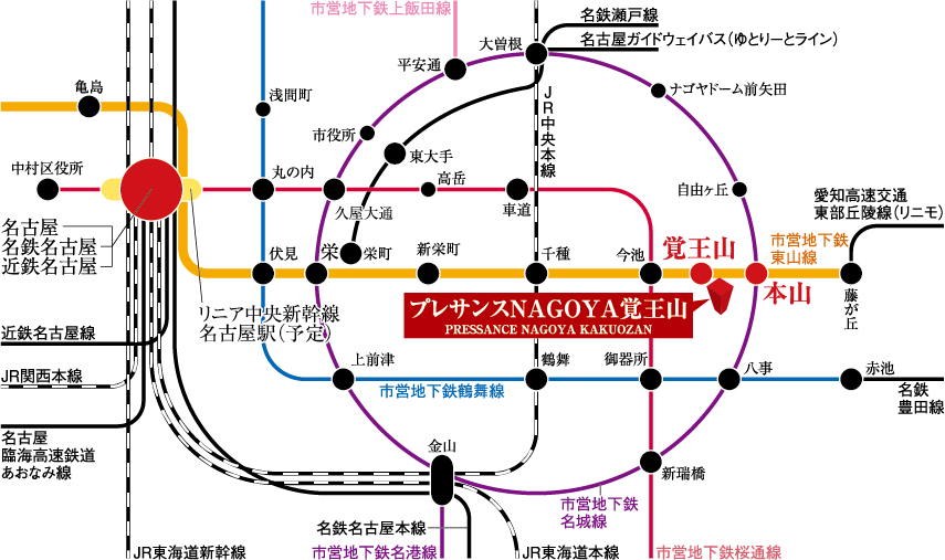 プレサンスNAGOYA覚王山