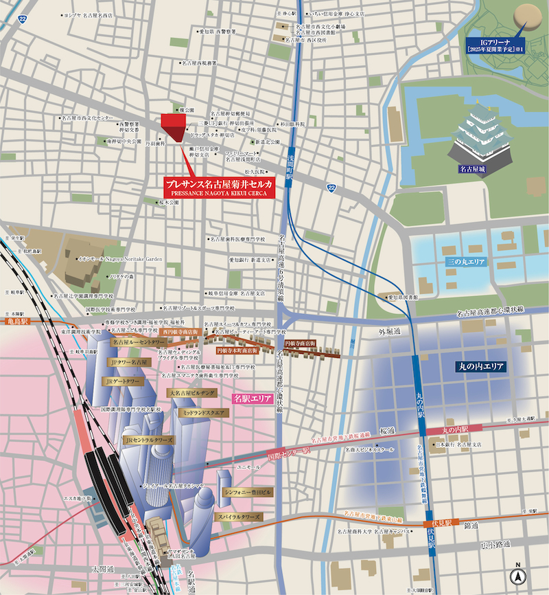 プレサンス名古屋菊井セルカロケーション