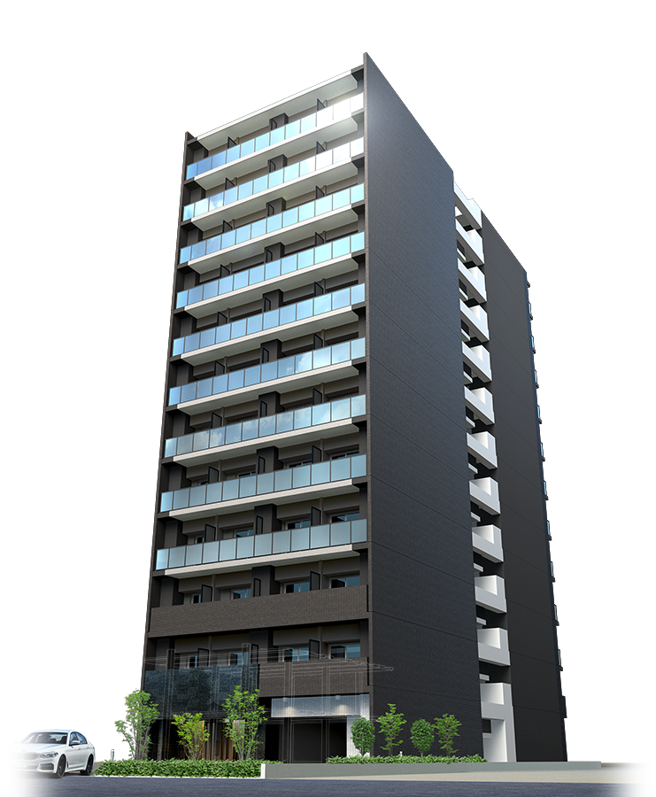 プレサンスNEO大和田STATIONベゼル外観