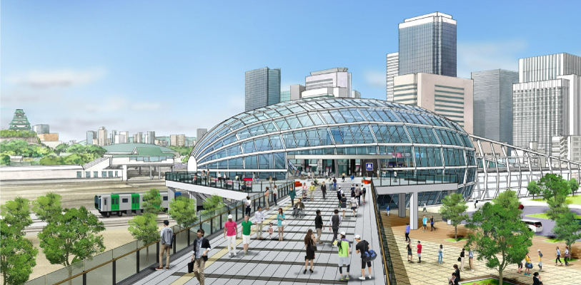 新駅のデザインパース