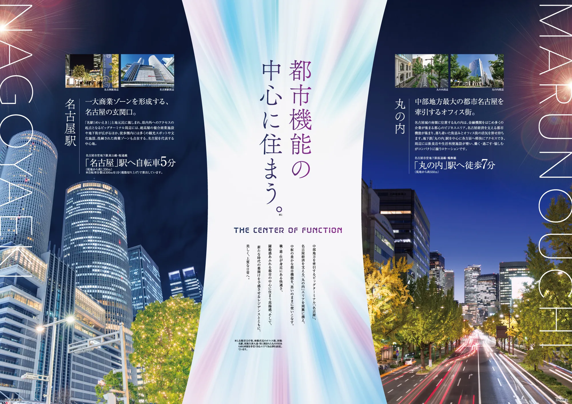 都市機能の中心に住まう。