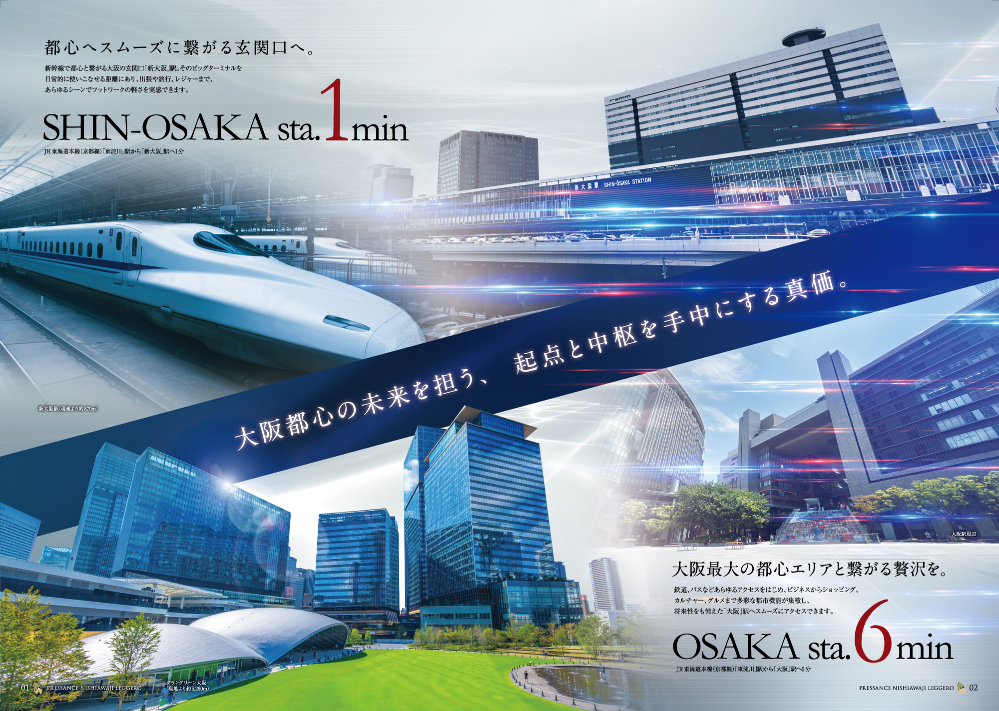 大阪都心の未来を担う、起点と中枢を手中にする真価。